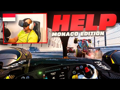 F1 2022 Cars Trying to Survive Monaco in VR