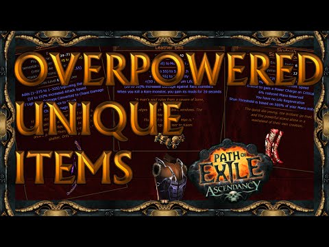 Path of Exile: Overpowered Uniques in Ascendancy