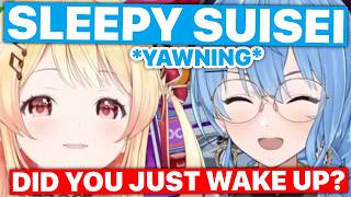 Sleepy Sui Plays Tetris With Kanade (Otonose Kanade & Hoshimachi Suisei / Hololive) [Eng Subs]