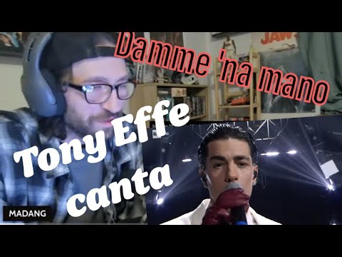 METALHEAD REACTS| - Tony Effe canta "Damme 'na mano" Sanremo 2025