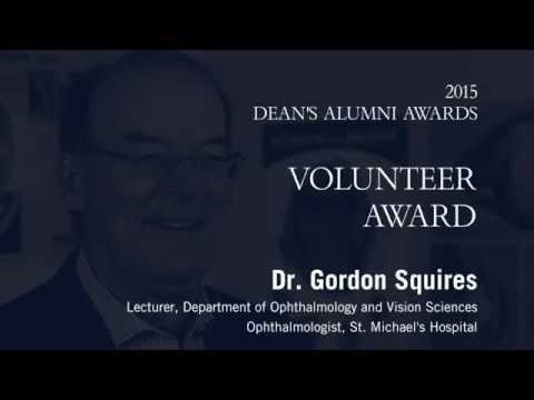 2015 Dean's Alumni Awards - Dr. Gordon  Squires, Volunteer Award