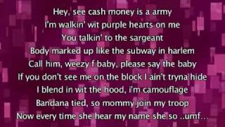Beyonce - Soldier, Lyrics In Video