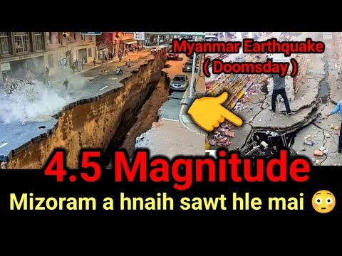Myanmar-ah Lirnghing rapthlak a thleng 😳 Mizoram a hnai sawt ta hle mai 🙏🥲( REACTION ) 