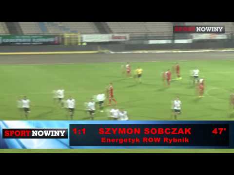 Szymon Sobczak 1-1 [Energetyk ROW Rybnik vs. Zaglebie Sosnowiec] 2014