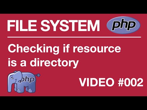 PHP | FILE SYSTEM | BEGINNER | Checking If Is Directory 002 Tips from a Self Taught Developer