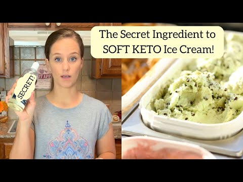 Keto Ice Cream that stays soft with 1 Ingredient! Ninja Creami not needed! Mint Chocolate Chip!