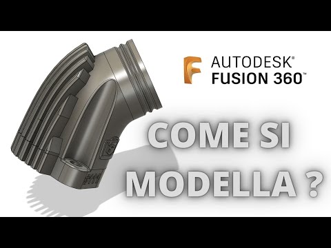 Corso Fusion 360 - Lezione 11 - LOFT -  Rail,3D Sketch. Ecco come ho modellato in 3D il collettore !
