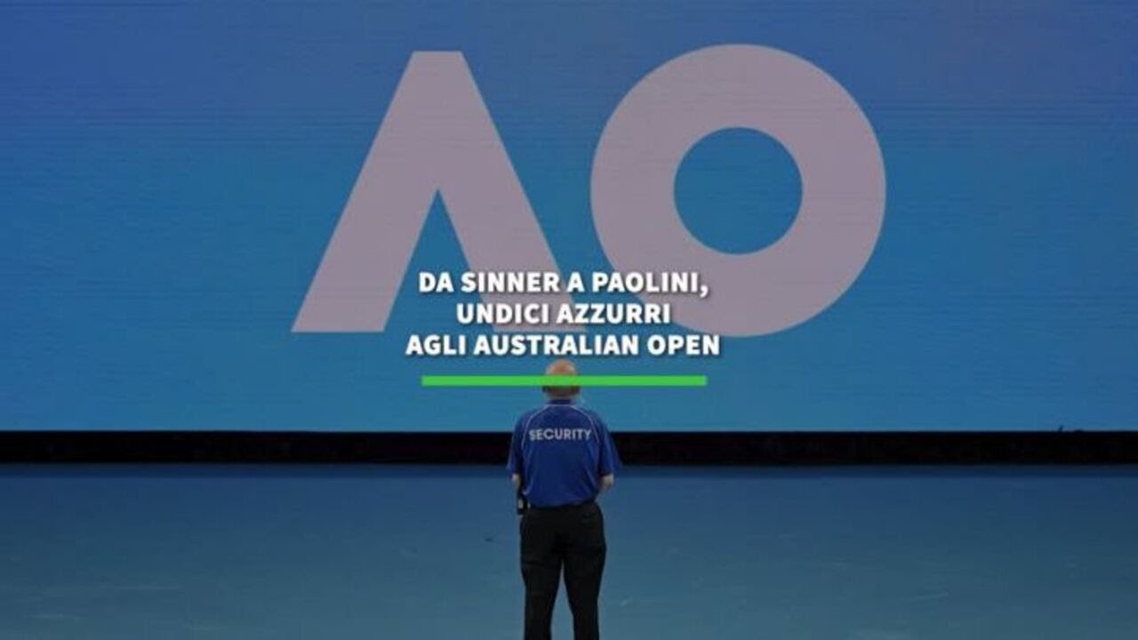 Da Sinner a Paolini, undici azzurri agli Australian Open
