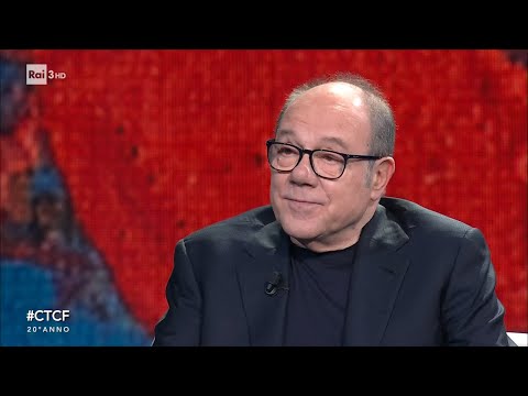 L'attore e regista Carlo Verdone ospite di Fabio Fazio - Che Tempo Che Fa 22/01/2023