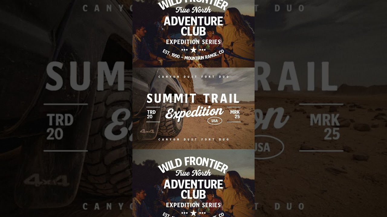 Canyon Dust Font Download