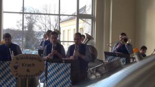preview picture of video 'Blaskapelle Krach & Fürchterlich - Südböhmische Polka - Neujahresempfang 2013'