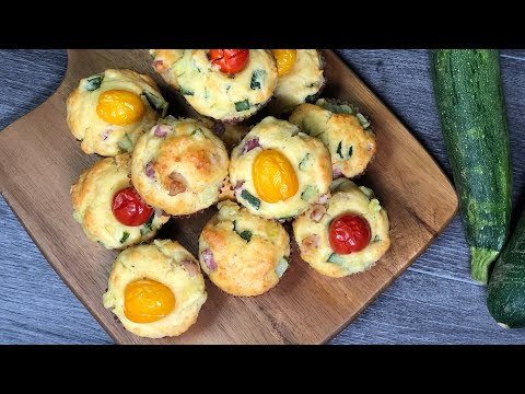 PRONTI IN 1 MINUTO ECONOMICI E GUSTOSI Muffin Salati da Buffet    RICETTA FAILE e VELOCE