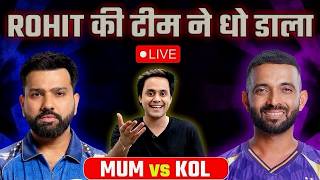 #rohitsharma  की टीम ने धो डाला #mivskkr Live | IPL |   @RJRaunac