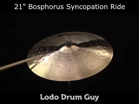 SOLD OUT 21" Bosphorus Syncopation Ride Cymbal NEW 2150g