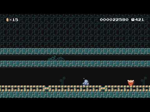 Metal Mario Explores Underground by Tavo - SUPER MARIO MAKER - NO COMMENTARY 1bi