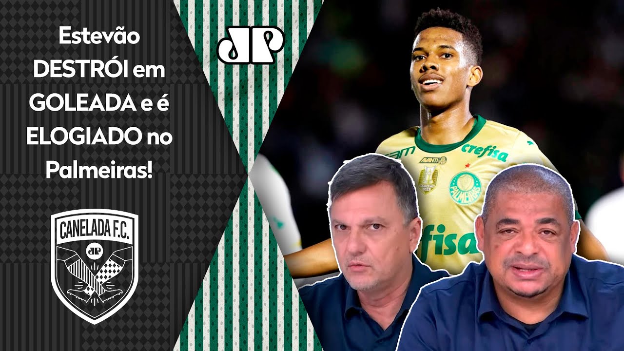 “Ele tem de FATO um TALENTO…”. Vampeta e Mauro Cezar ANALISAM ESTEVÃO no Palmeiras!