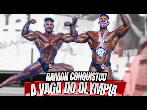 RAMON DINO - CONQUISTOU A VAGA DO OLYMPIA