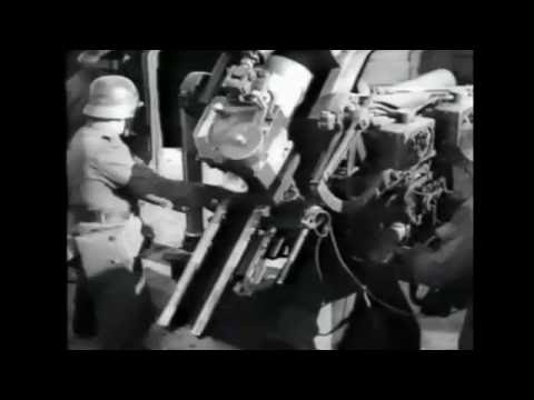 WWII Artillery Firepower  (Rare real sound footage)