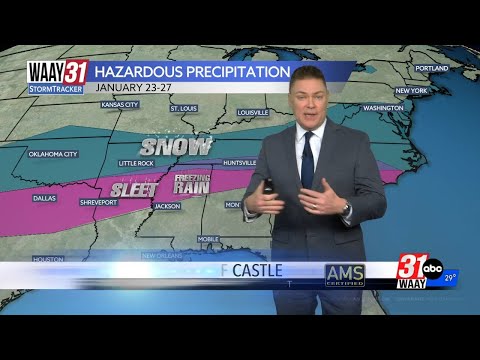 Watching the weekend for a major winter storm in north Alabama