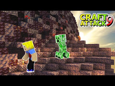 Sparks' FIRST DEATH? ATTACK on the volcano! - Minecraft Craft Attack 9 #95