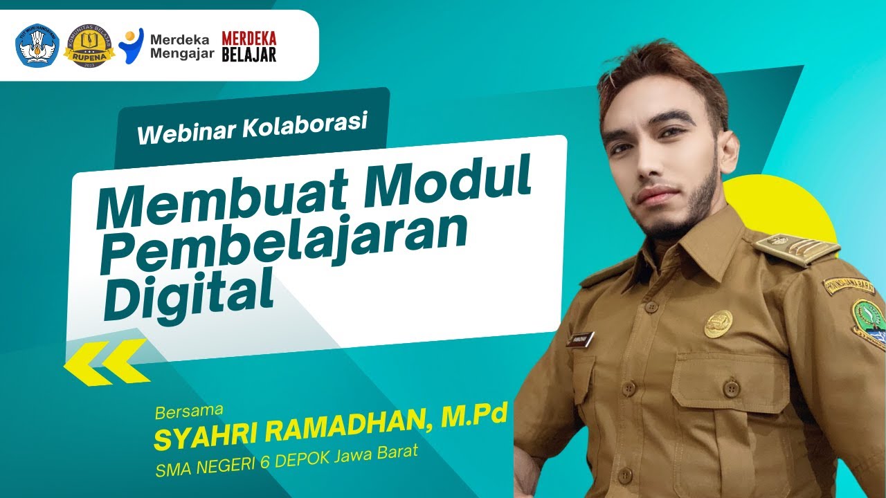 Membuat Modul Pembelajaran Digital -Webinar Kolaborasi