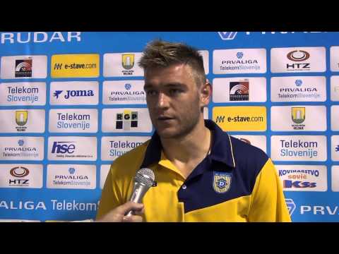 Slobodan Vuk po tekmi Rudar Velenje - Domžale 3:1