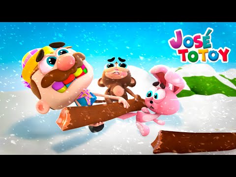 Desenho Infantil Totoy | José Totoy e a Historia da Tempestade de Neve!!! Em português!!