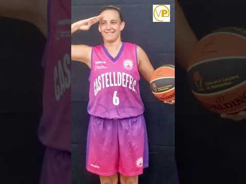 La foto oficial de las jugadoras del CB Castelldefels Femenino Sénior