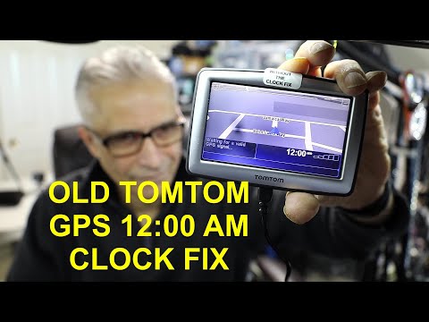 OLD TomTom GPS 12:00AM Clock Reset Fix, Don't Throw Away Your Old Tom Tom GPS Due to WNRO 19.7 Years