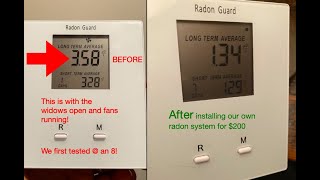 How to dramatically lower radon levels DIY