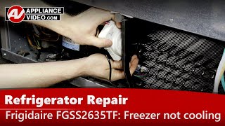 Refrigerator Repair: Freezer Not Cooling Properly - Condenser Fan Motor