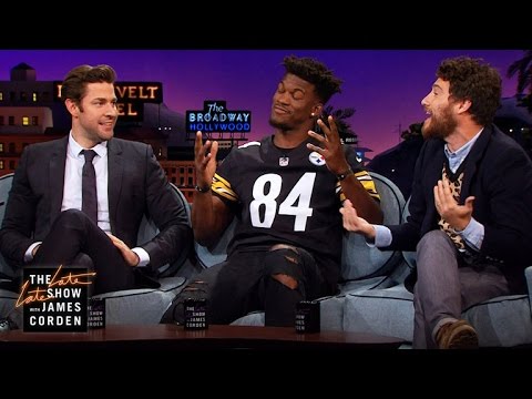 John Krasinski, Jimmy Butler & Adam Pally Compare Basketball Skills