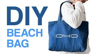 How to sew a Beach Bag | Beginner Tutorial & Sewing Pattern