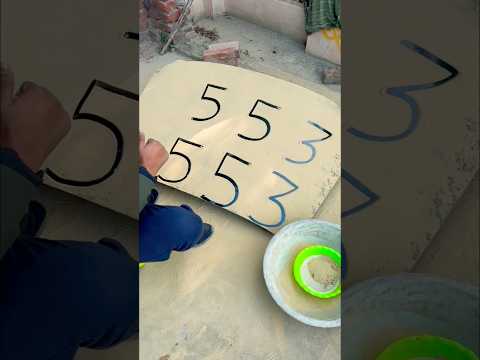 Draw a dog, with 553 numbers part 2558 #shorts #art #drawing