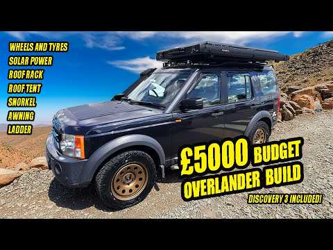 We spend £4500 on our £500 project Discovery 3 and built an awesome budget 4x4 overlander. Thumbnail