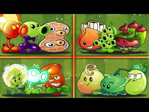 4 Best Random Team Plants Battles - Which Team Will Win? - PvZ 2 Team Plant vs Team Plants