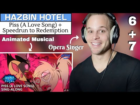 I SHIP CHERRY + PENTIOUS. Pro Opera Singer Reacts to PISS + SPEEDRUN TO REDEMPTION from HAZBIN HOTEL