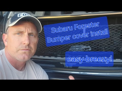 Subaru Forester Bumper protector install...cheap and easy..2024 Subaru Forester Limited!