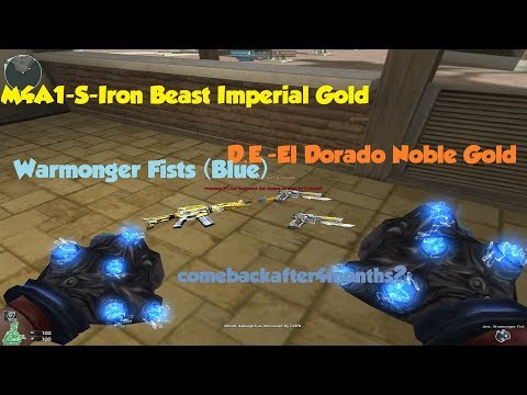 Crossfire NA: [NEW] M4A1-S-Iron Beast Imperial Gold w/D.E. Dorado Noble Gold