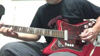 Video thumbnail for Vintage 1960's EKO 500-2V Red Sparkle Guitar Italy by johnnyangel69