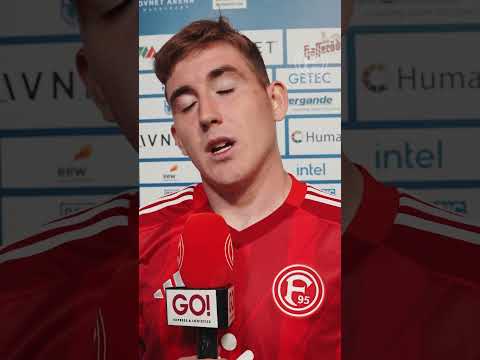 HIGHLIGHTS | Ísak Jóhannesson bedankt sich bei den F95-Fans 🔴⚪️ | Fortuna Düsseldorf #f95 #shorts