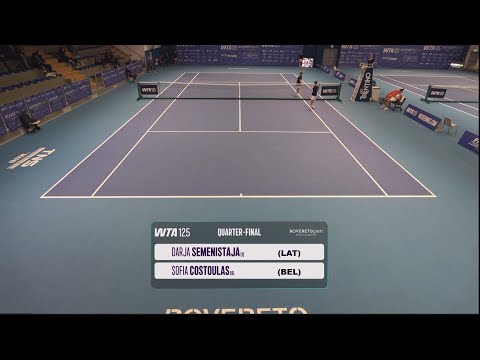 (1) Darja Semenistaja (LAT) vs  (6) Sofia Costoulas (BEL) - Game, Set, Match