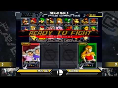 The Cave 52 SSBM - Junebug (Sheik/Falco) vs Cool Lime (Ice Climbers) Grand Finals
