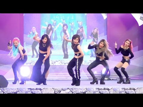 151115 4Mini cover 4Minute - Intro + Crazy @Thailand Korea Friendship Festival 2015