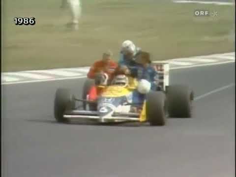 F1 1986 quando in Formula 1 si potevano ancora dare passaggi a i piloti per tornare ai box