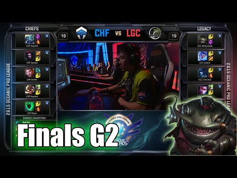 Chiefs vs Legacy | Game 2 Grand Finals OPL Summer 2015 Split 2 Playoffs | CHF vs LGC G2