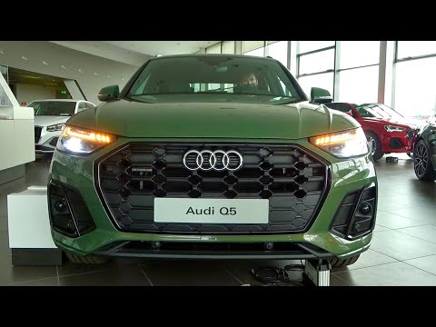 Neuer Audi Q5 (2021) Facelift-verrückte LED-Leuchten, AMBIENT-Leuchten und digitale Cockpit