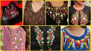 2026 hand embroidery designs for dresses / hand embroidered dresses / summer dresses