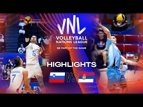 🇸🇮 SLO vs. 🇷🇸 SRB - Highlights Week 1 | Men's VNL 2023