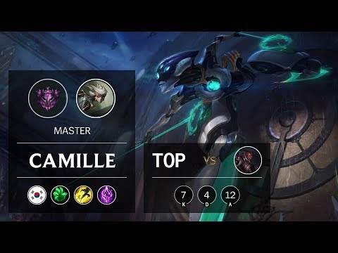 Camille Top vs Lucian - KR Master Patch 9.18